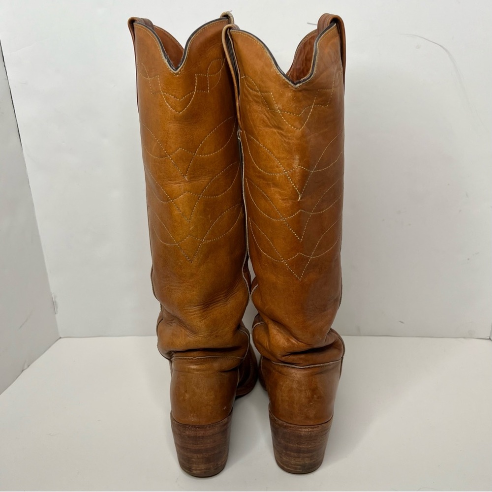 Vintage 1970’s Frye Leather Tall Campus Boots - Picture 4 of 7